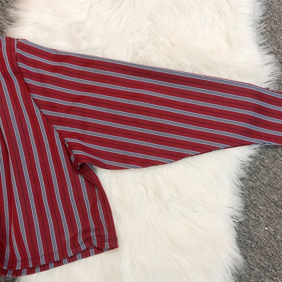 Zara Full Sleeve Striped Crop Top - Picture 3 of 5